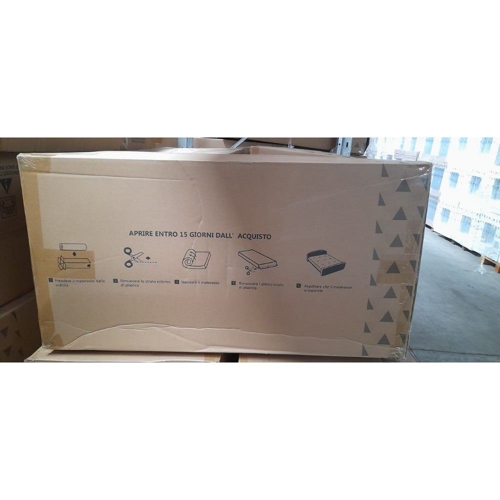 Materasso singolo Balto 90x190x25 H cm tessuto antibatterico