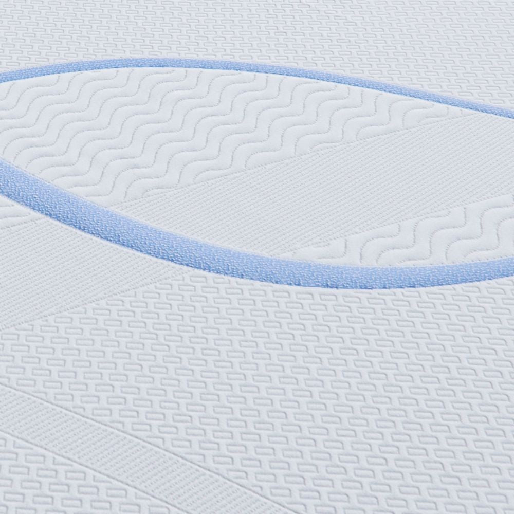 Materasso singolo Pergamo con molle insacchettate e tessuto in poliestere antiscivolo 80x190xH30 cm.