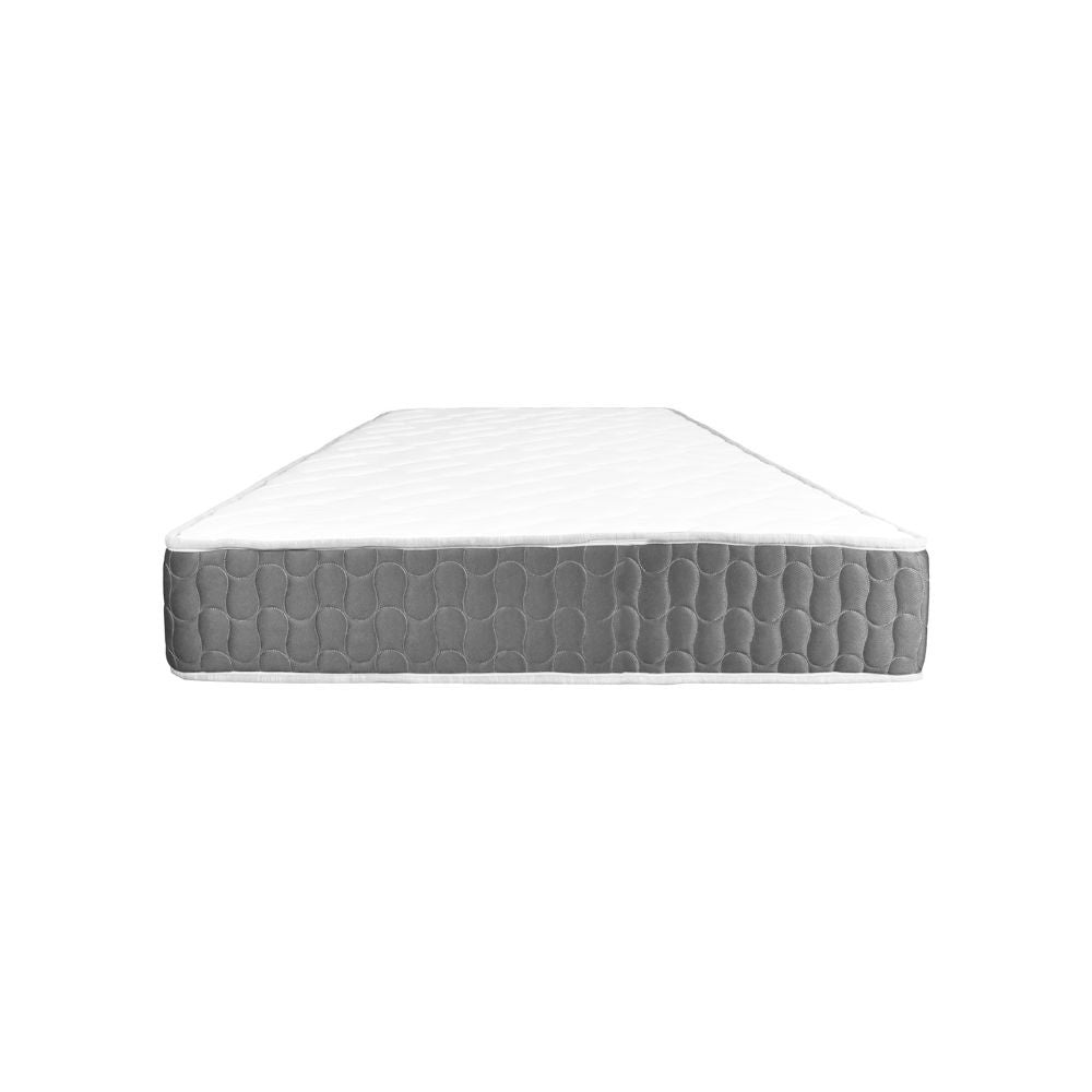 Materasso una piazza e mezza Palladio con bordo grigio 120x190x25 H cm. in schiuma poliuretanica e memory non sfoderabile