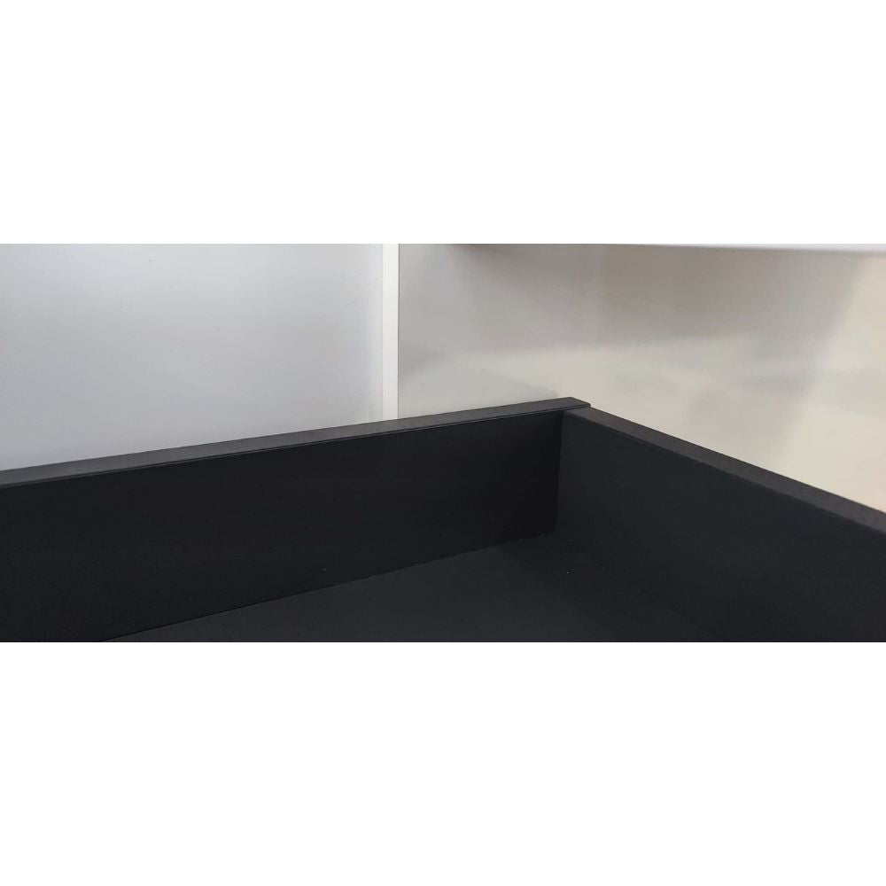 Mobile bagno sospeso Sevilla con 2 cassetti 60x44.6x52 cm colore bianco lucido