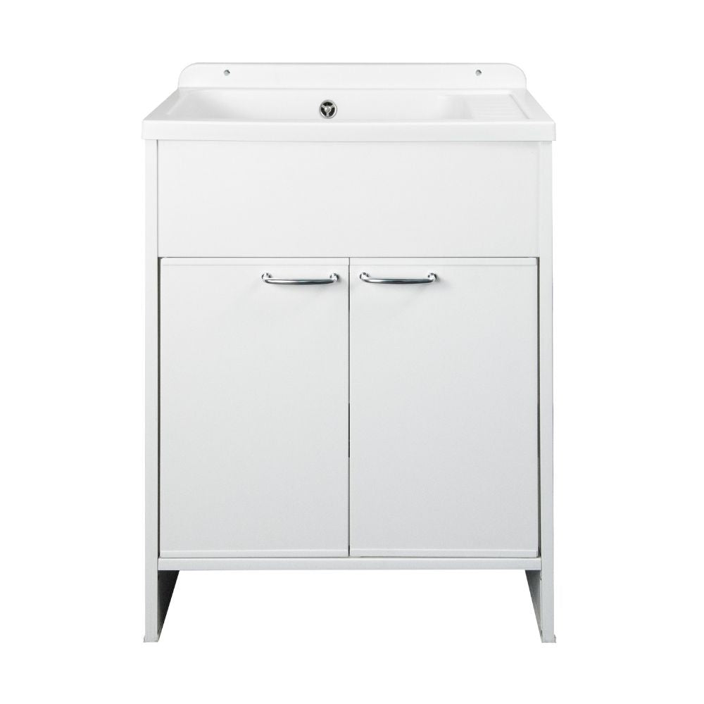 Mobile lavatoio salvaspazio Platone 58x38 cm. colore bianco