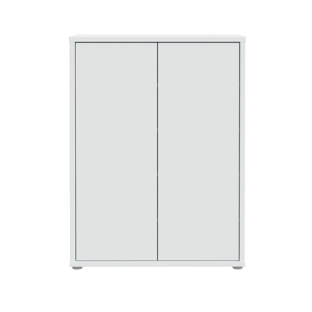 Mobile multiuso Medea 2 ante colore grigio chiaro 74.5x34.9xH 99.1 cm.
