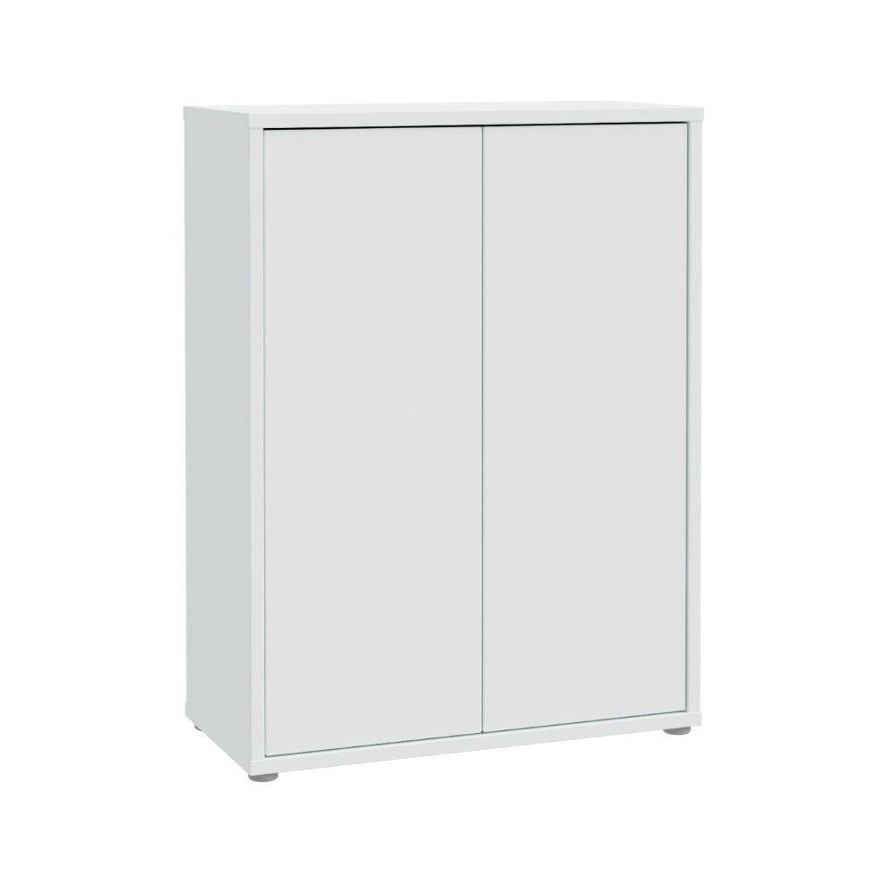 Mobile multiuso Medea 2 ante colore grigio chiaro 74.5x34.9xH 99.1 cm.