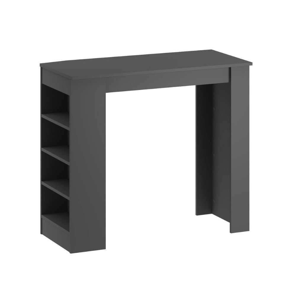 Penisola da cucina tavolo alto Swallow con piano e struttura antracite