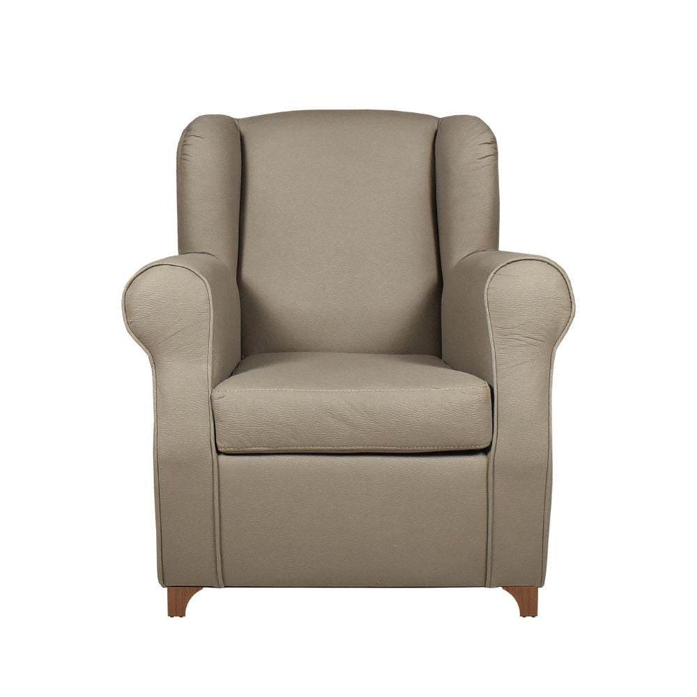 Poltrona Ebro eco nabuk tortora moxart 8