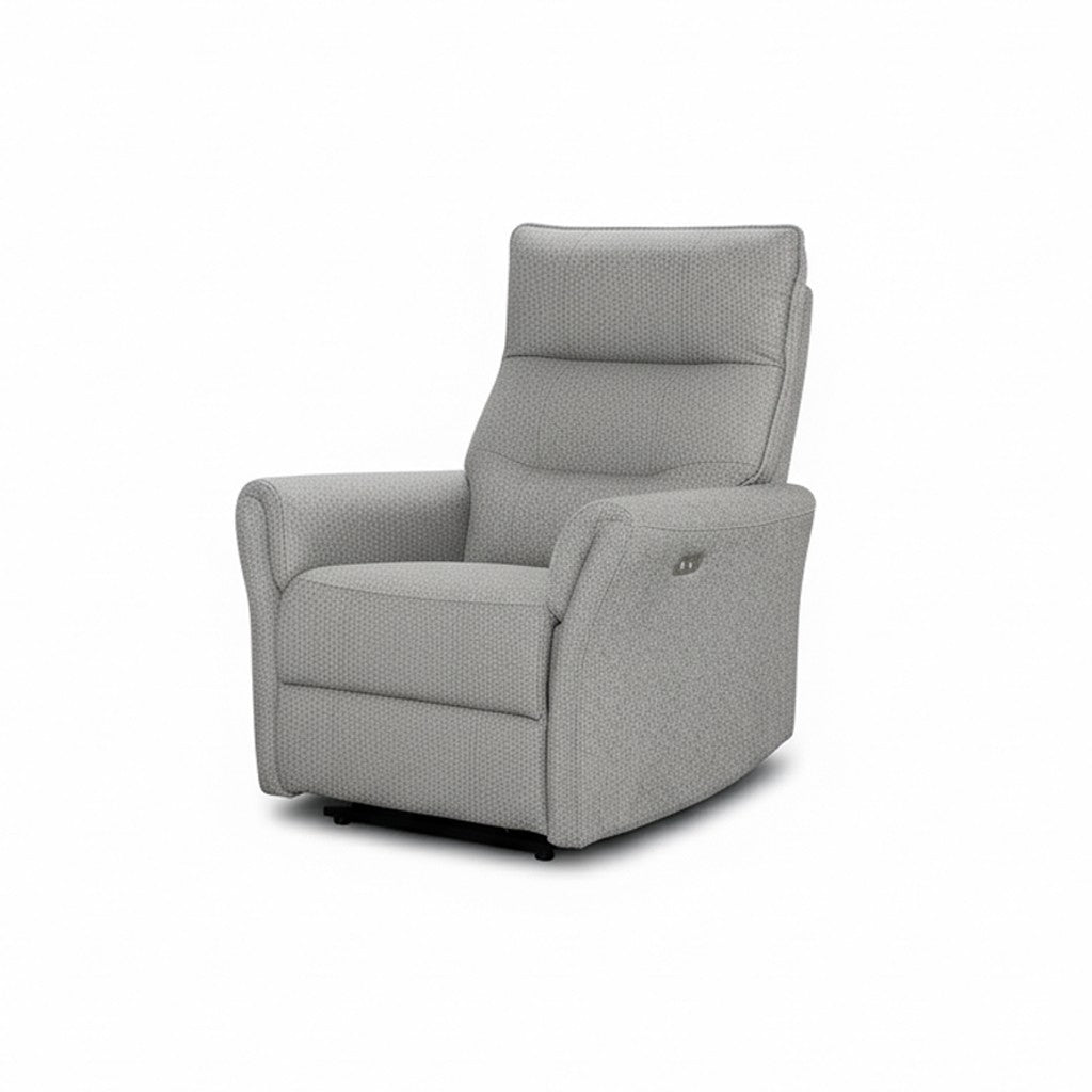 Poltrona relax Softwave recliner elettrico in tessuto G268 grigio