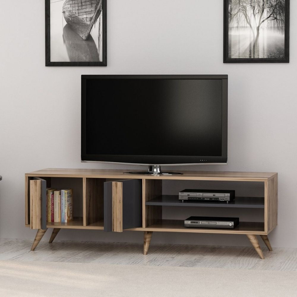 Porta Tv Rilla 150 noce antracite
