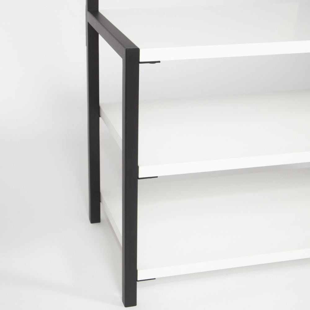 Scaffale ingresso Nomad colore bianco