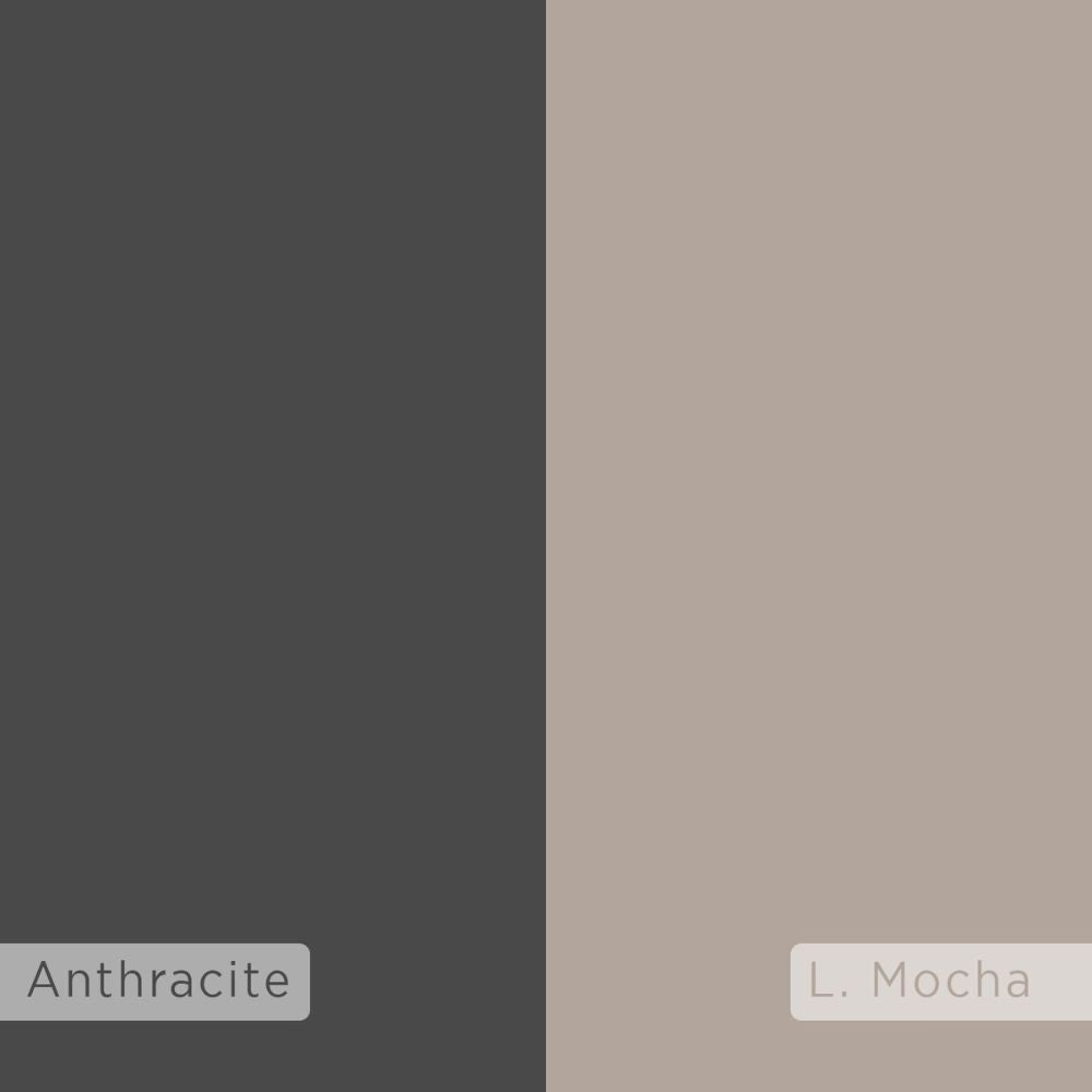 Scarpiera Sunno tortora con anta colore antracite