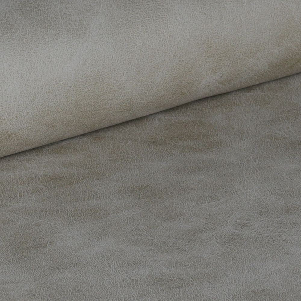 Sgabello Saki in nabuk Uras 02 tortora con gambe nere