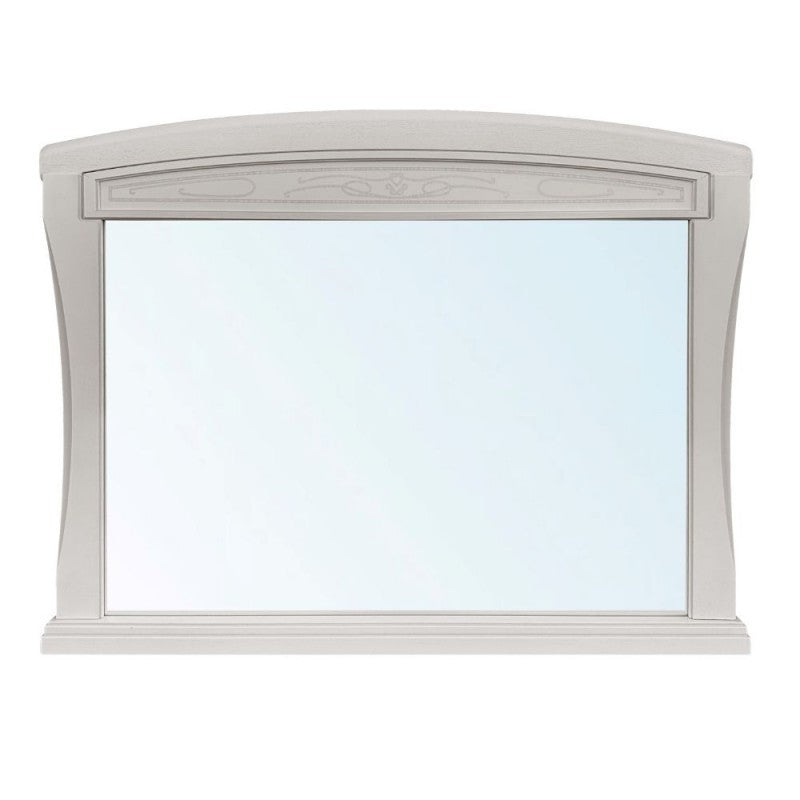 Specchiera Aurora in legno con cornice colore avorio