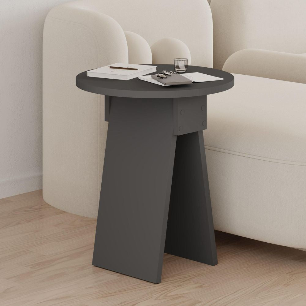 Tavolino da salotto Chen H 50x42x23.4 cm. colore antracite