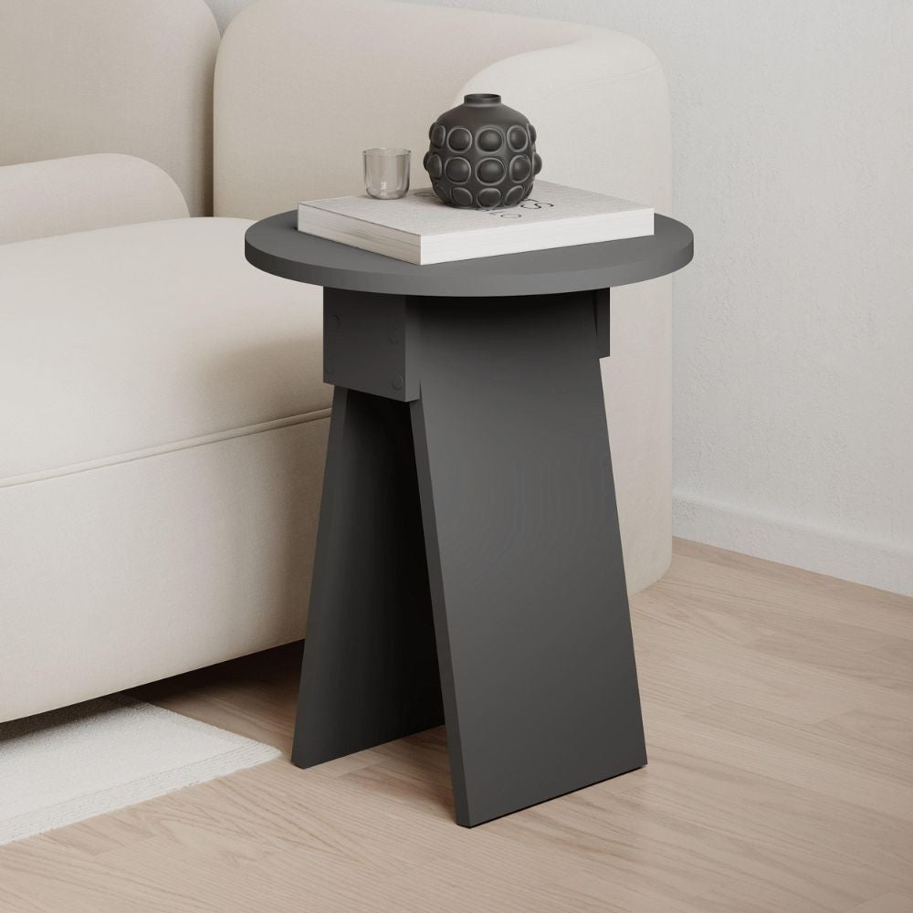 Tavolino da salotto Chen H 50x42x23.4 cm. colore antracite