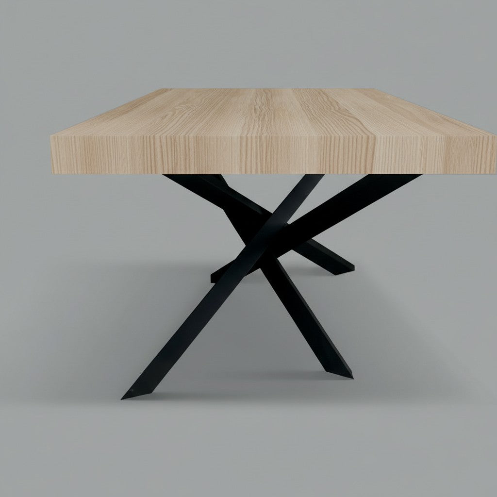 Tavolo allungabile Iron Gondar 160x90 olmo