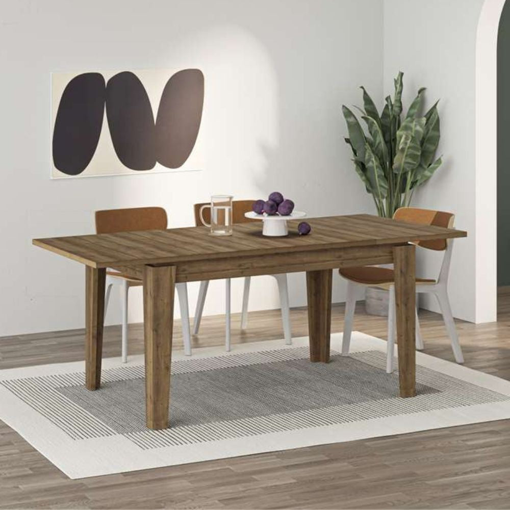 Tavolo allungabile Megaron colore hitit noce 120x80 cm.