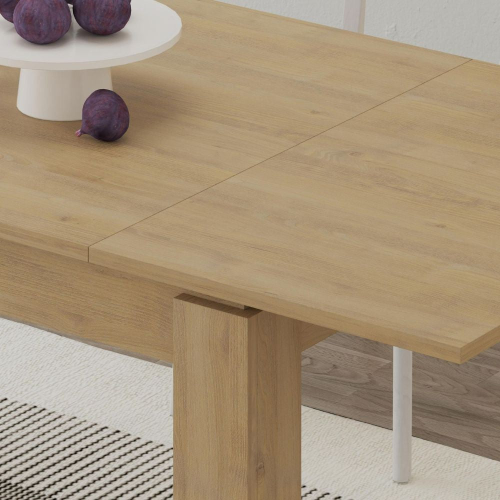 Tavolo allungabile Megaron colore rovere 120x80 cm.