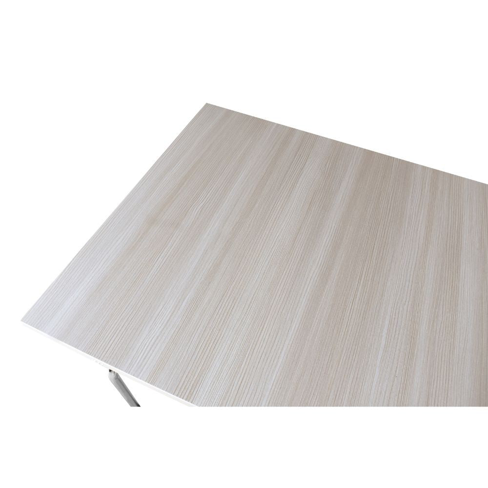 Tavolo pieghevole ESFB03 olmo con gambe in metallo cromo