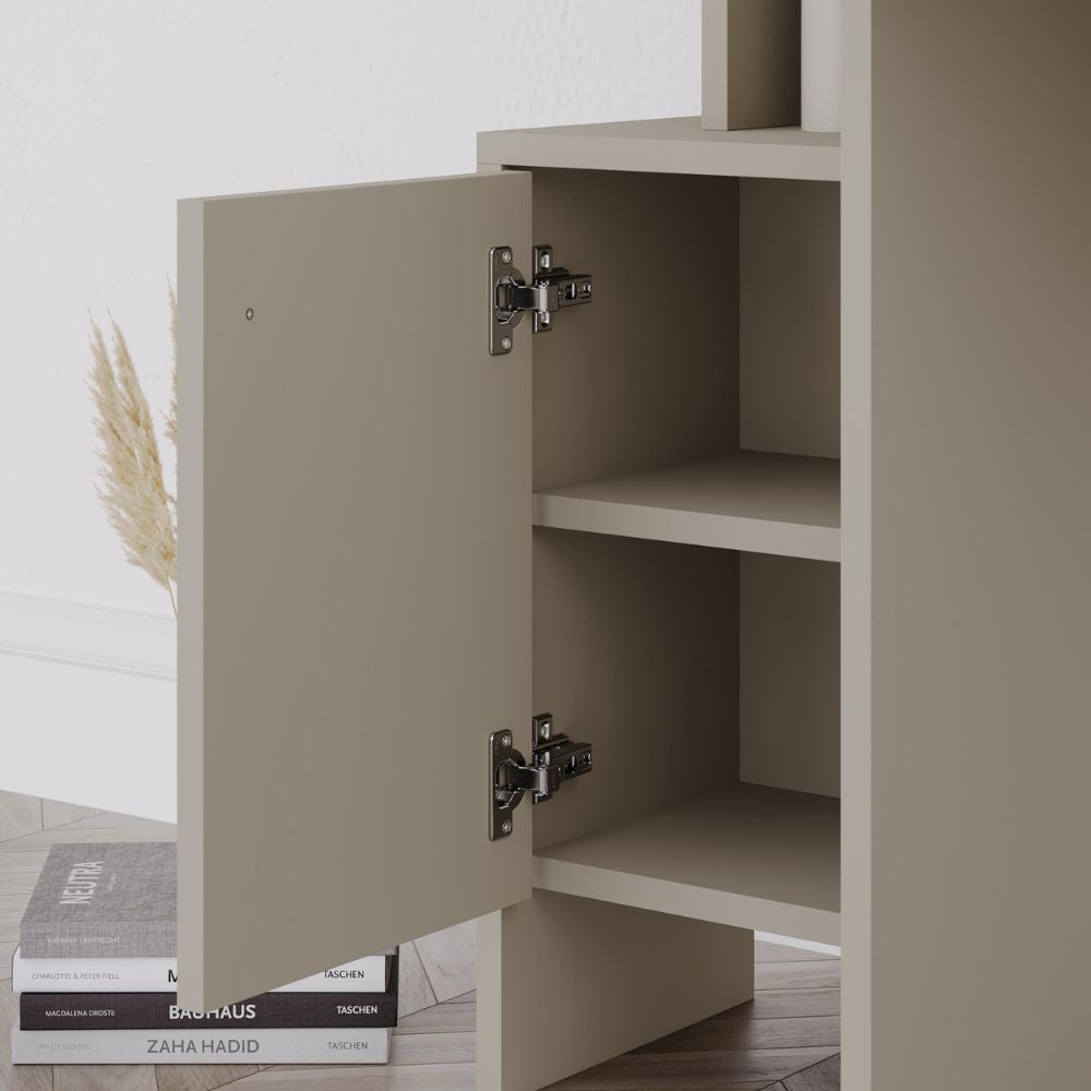 Toeletta da trucco Mup cashmere con vani a giorno