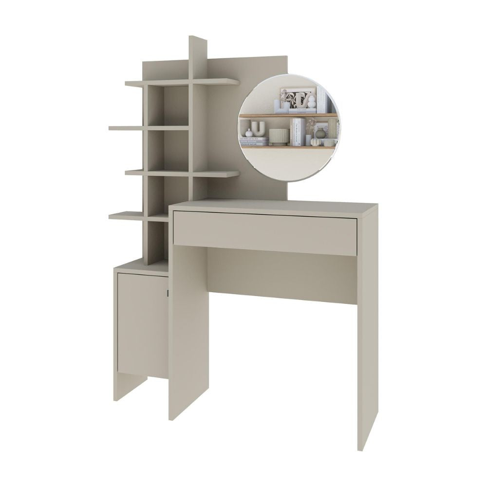 Toeletta da trucco Mup cashmere con vani a giorno