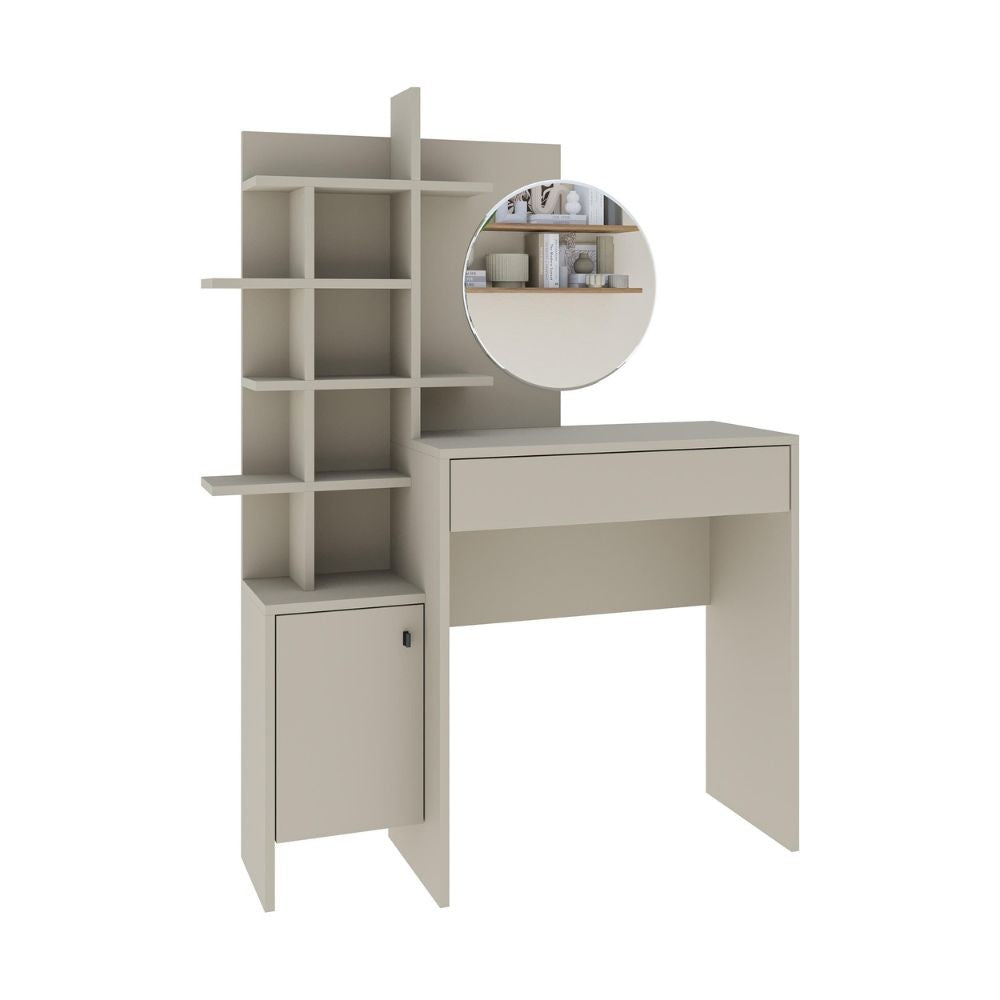 Toeletta da trucco Mup cashmere con vani a giorno